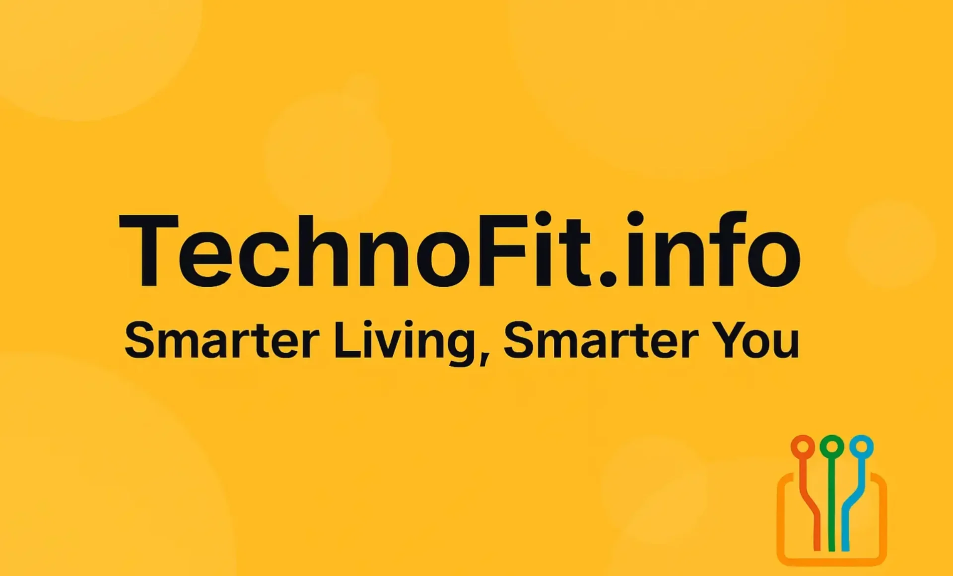 header image showcasing technofit.info with tagline